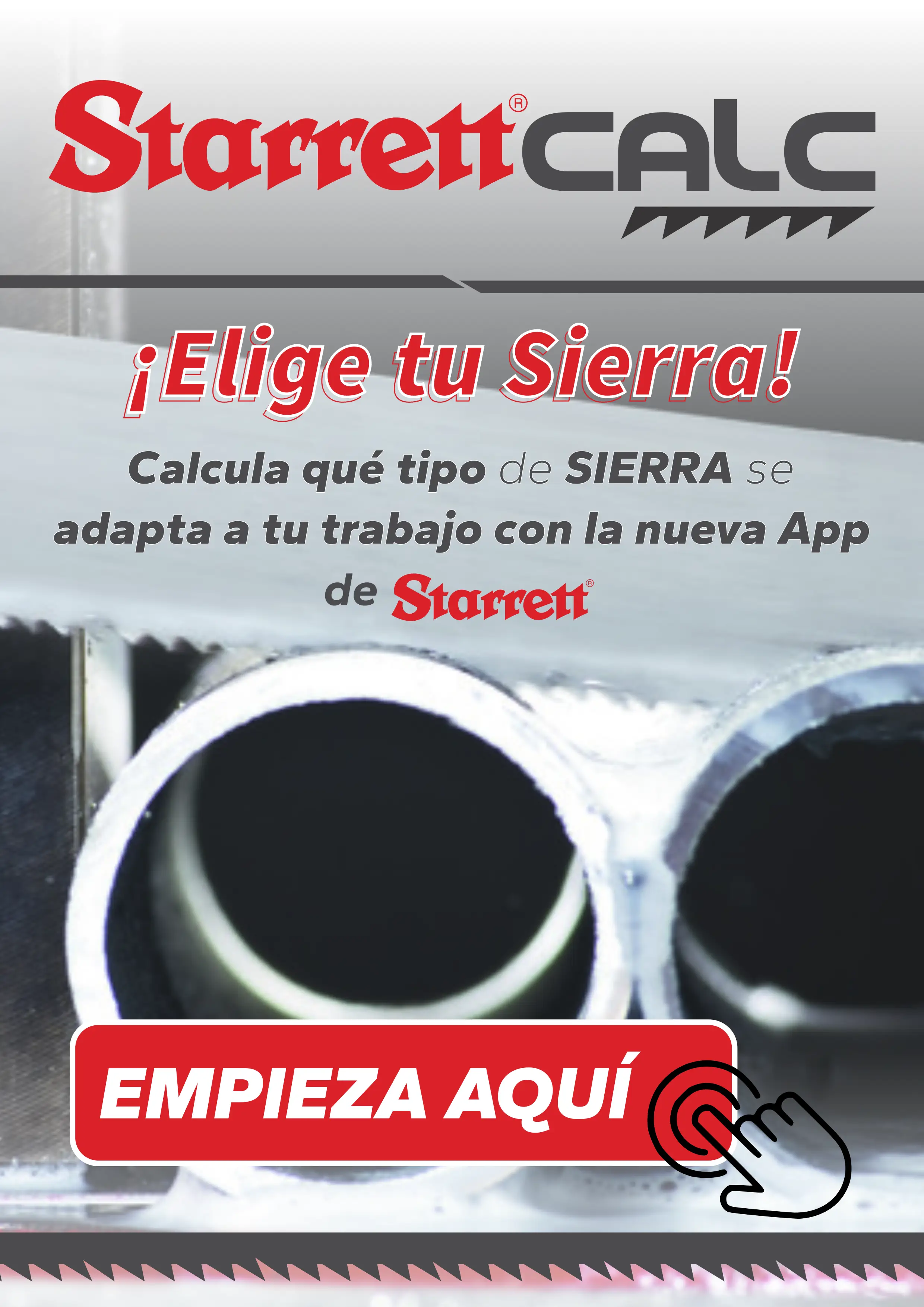 Calculadora para sintas cierras starrett